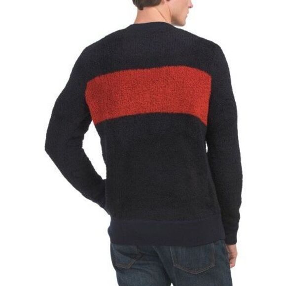 NWT Brooks Brothers Navy Red‎ Stripe Wool Blend Sweater Size XXL - Picture 3 of 7